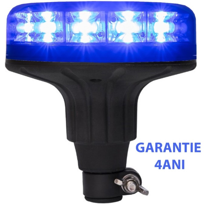Girofar LED din pole (cap de bara) 12-24V 12 LED-uri de 3W - 5 ani Garantie